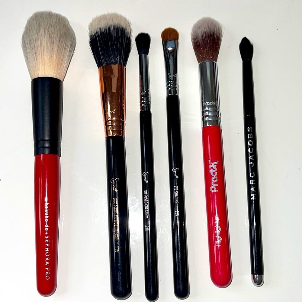 High End Face and Eye brush bundle